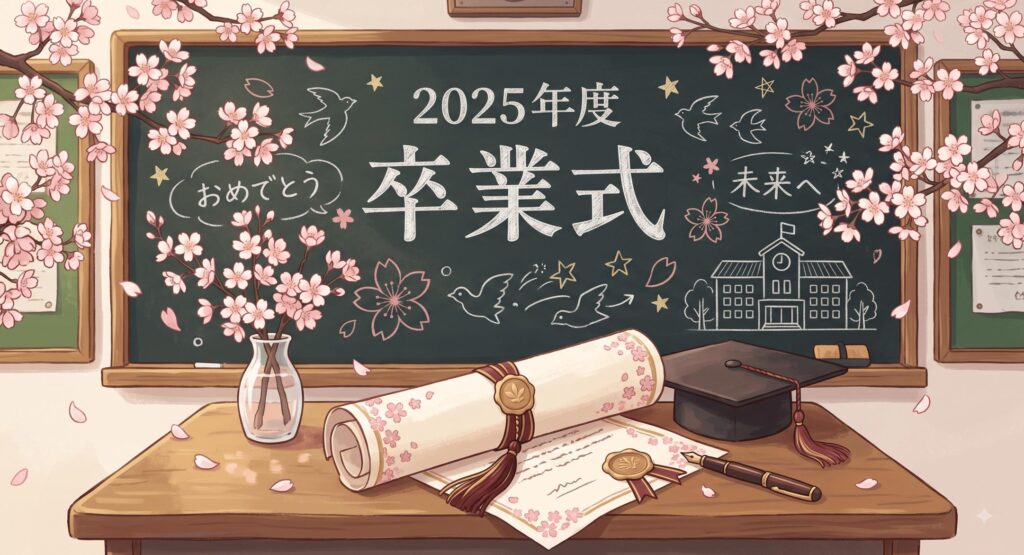2025年度(令和7年度)の卒業式はいつだった?都道府県別の日程一覧【小学校・中学校・高校】