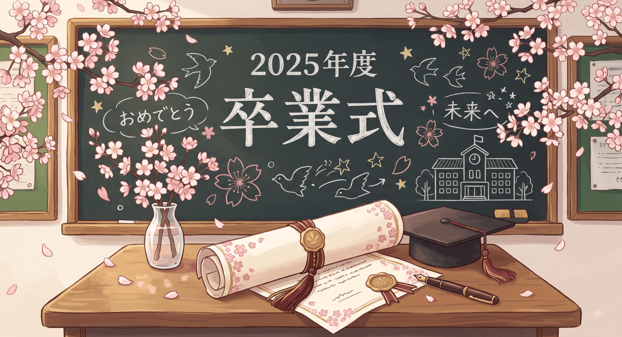 2025年度(令和7年度)の卒業式はいつだった？都道府県別の日程一覧【小学校・中学校・高校】