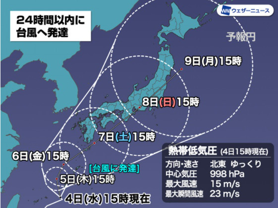 台風10号(ミリネ)たまご2021の進路予想!アメリカ軍(米軍)と ...